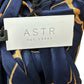 ASTR the Label NWT Blue Satin Brielle Mini Dress Size XS