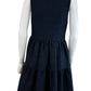 AMANDA UPRICHARD Navy Tweed Cocktail Dress Size S