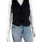 LANDS' END 100% Wool Gray Vest Size 6