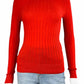 BANANA REPUBLIC 100% Merino Wool Red Sweater Size S