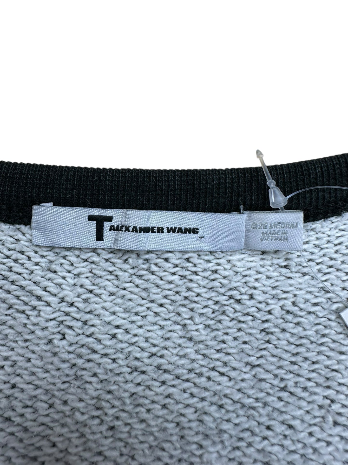 T ALEXANDER WANG Gray Knit Sweat Shirt Size M