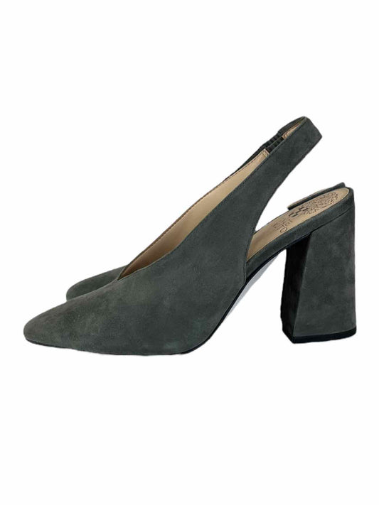 VINCE CAMUTO Gray Suede Tashinta Slingback Heels Size 8