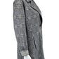 avec les filles Black and Tan Plaid Blazer Size M