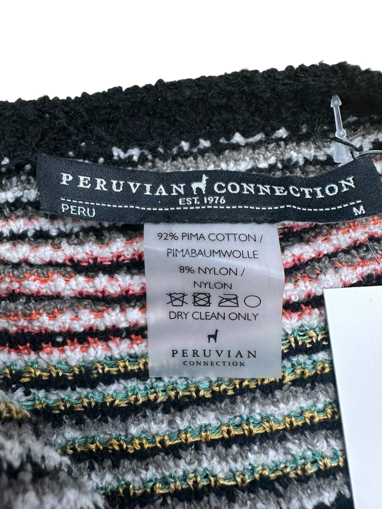 Peruvian Connection Multicolor Jacket Size M