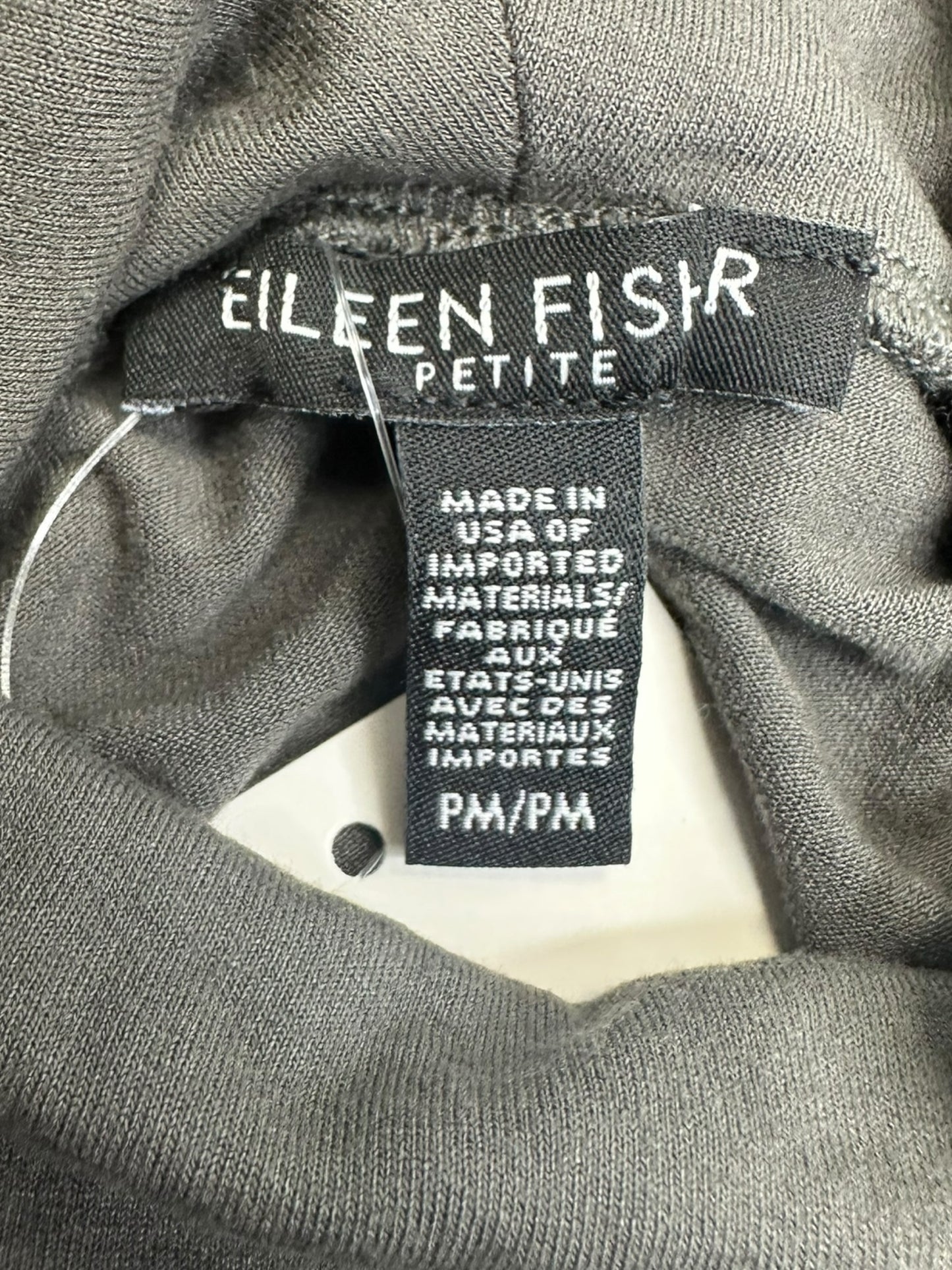 EILEEN FISHER Gray Knit Hoodie Size M