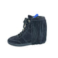 Louis Vuitton Black Millenium Wedge Sneaker Size 37.5