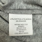 WHITE + WARREN Gray V-Neck Top Size M