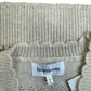 heartloom Cream Floral Pointelle Sweater Vest Size S