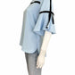 Calvin Klein NWT Blue Bell Sleeve Blouse Size L