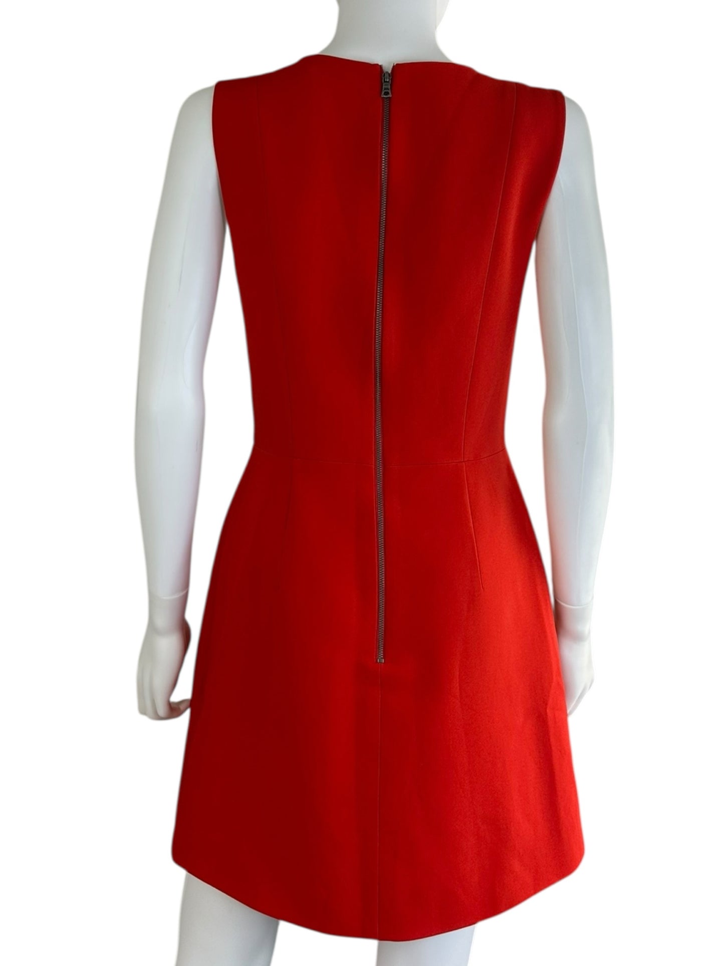 alice & olivia Red Lennon Surplice Mini Dress Size 8
