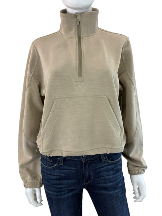 lululemon Riverstone Brushed Softstreme Half Zip Sweat Shirt Size 6