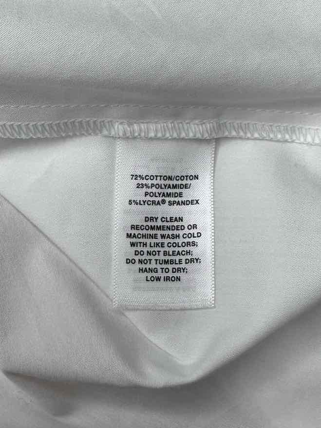 LAFAYETTE 148 NEW YORK White Popover Top Size M