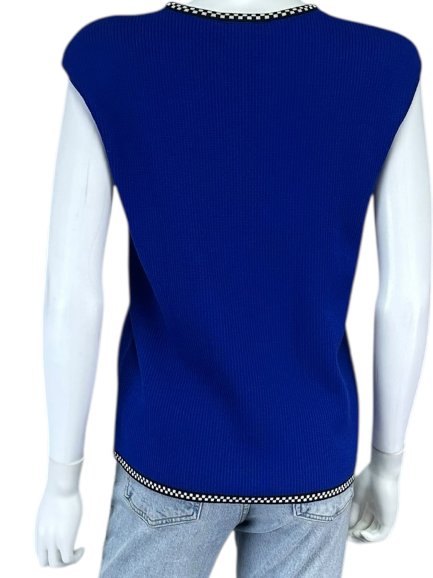 ESCADA  Blue 100% Virgin Wool Sweater Size M