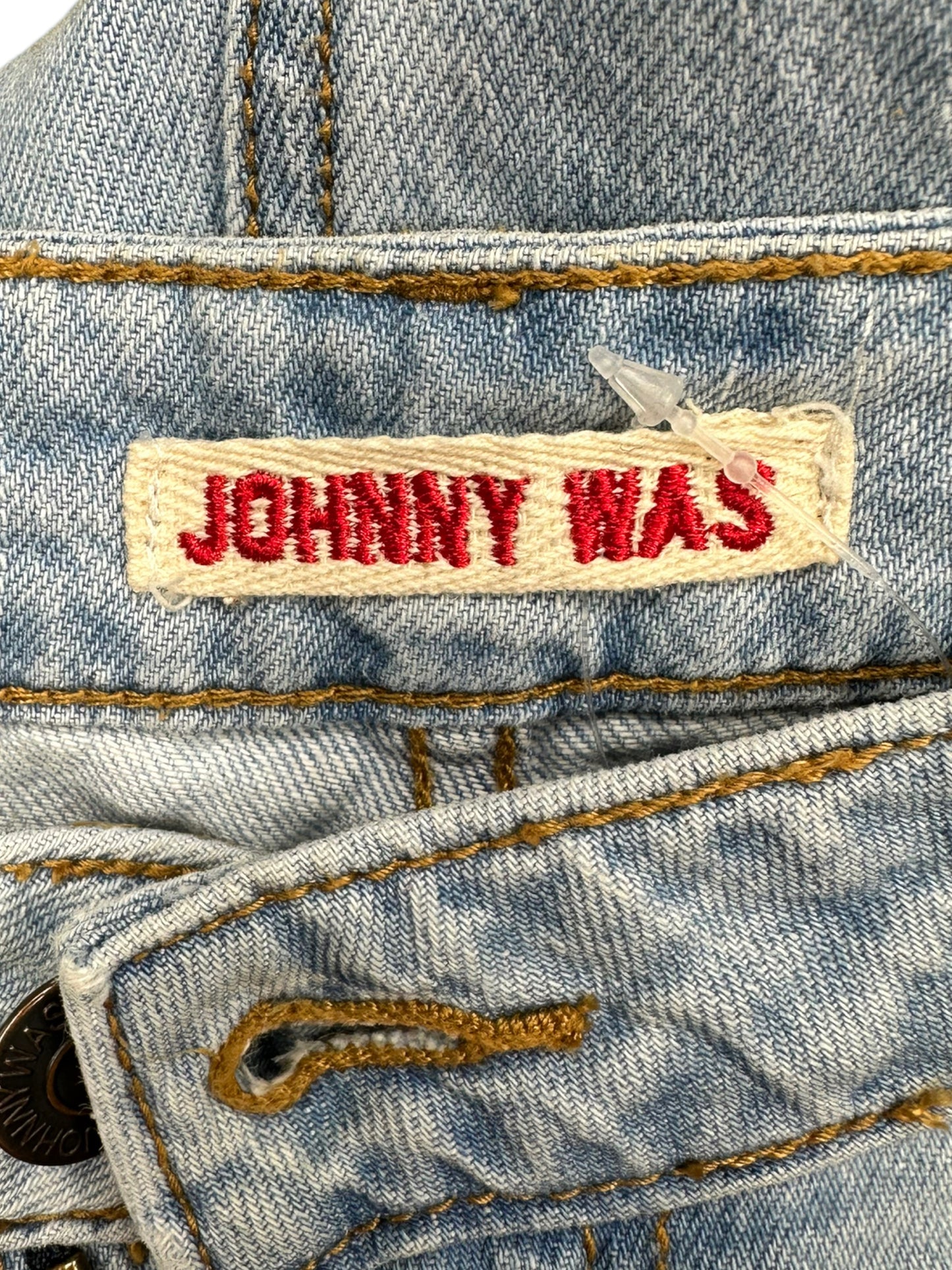 Johnny Was Wide Leg Embroidered Jeans Size 30