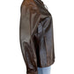 J.PARK Brown Leather Jacket Size M