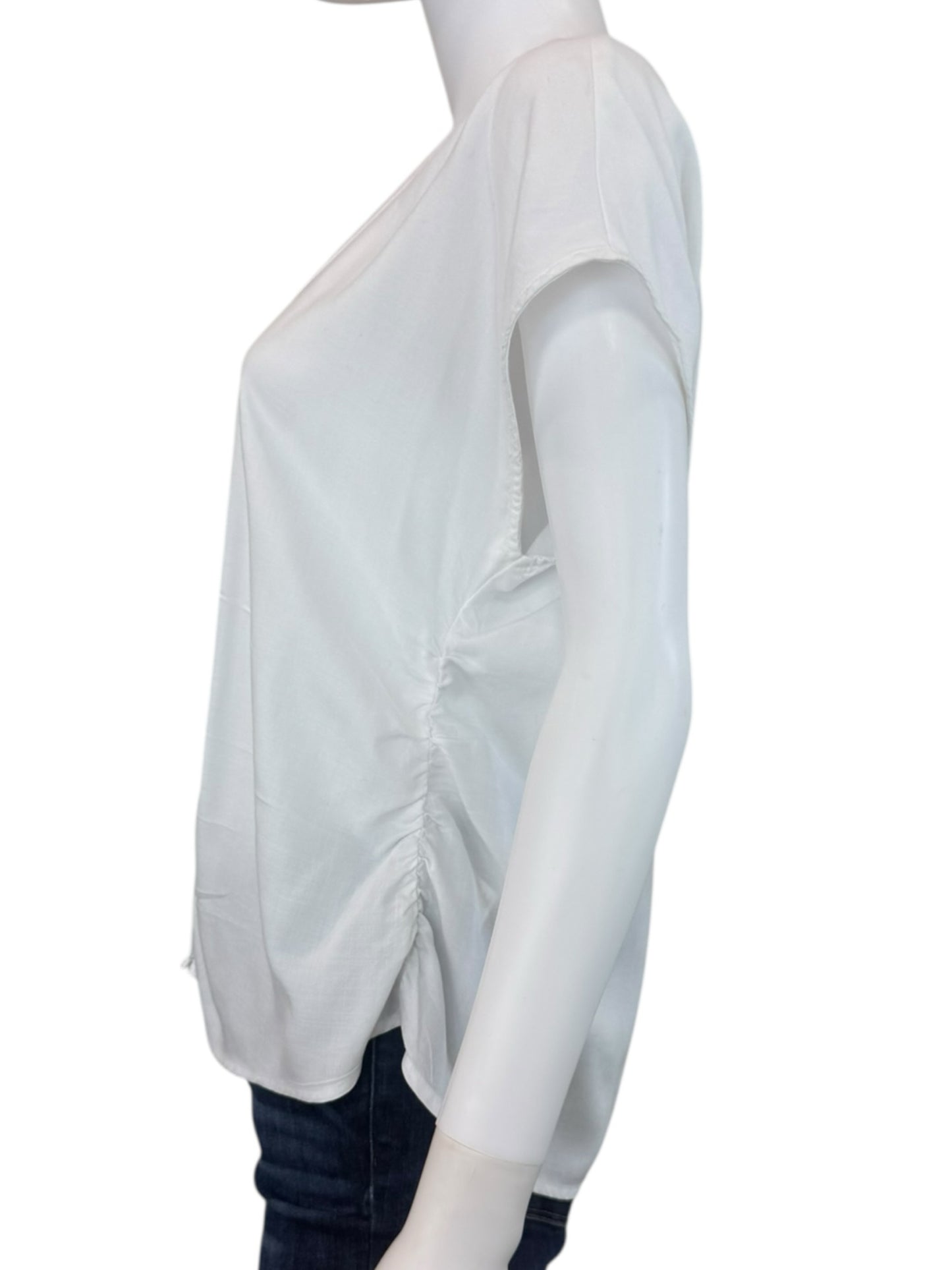Cloth & Stone White Button-down Top Size M