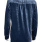 FAHERTY Blue Velvet Button-Down Shirt Size XS