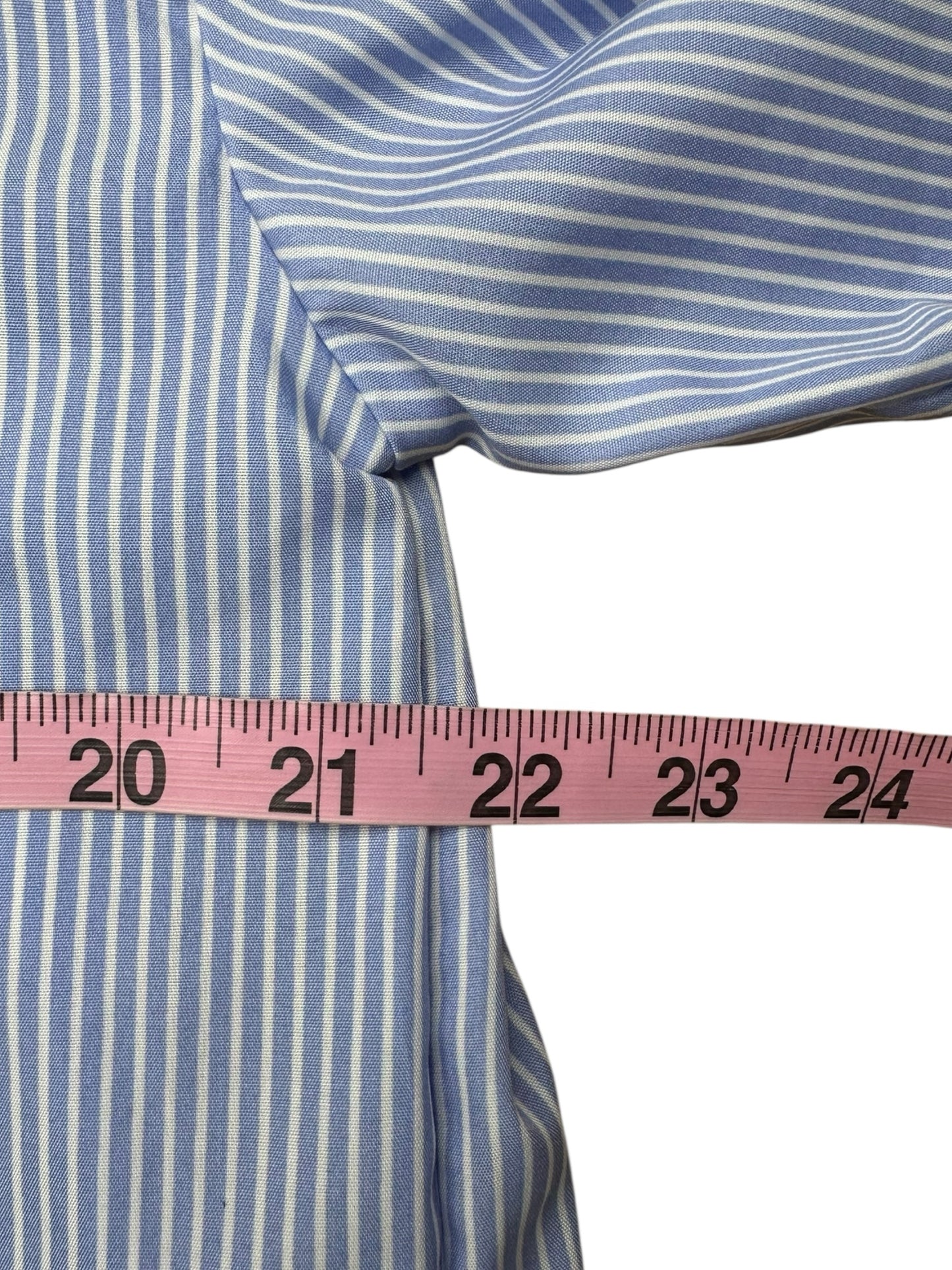 joie NWT Blue Striped Floral Button-down Shirt Size M