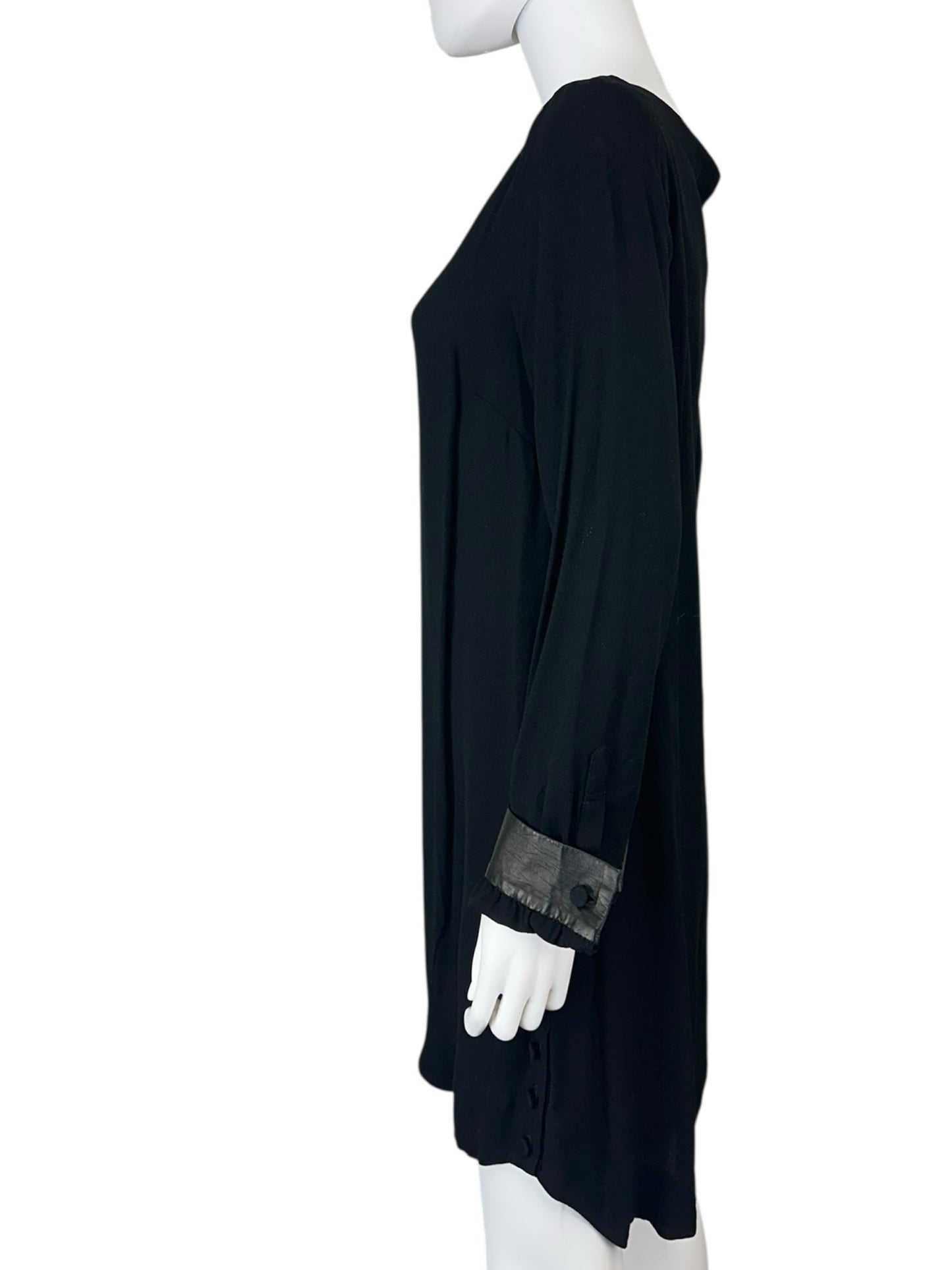 A.L.C. Black Shift Mini Dress Size L