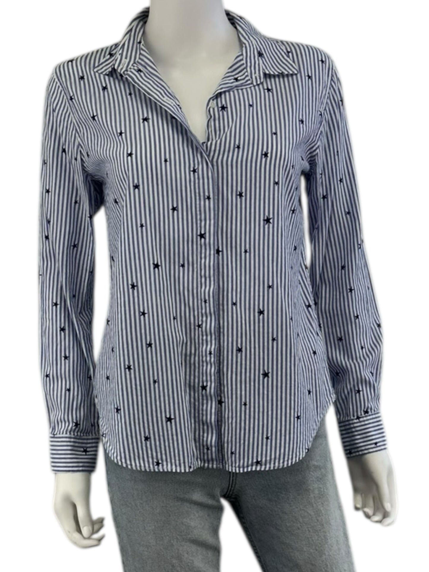 Rails Rosci Star Striped Button-Down Shirt Size S