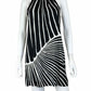 Trina Turk Black and White Halter Dress Size 2