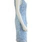 Katherine Kelly Blue Floral Eyelet Dress Size 8