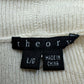 Theory Cream Wool Sweater Cardigan Size L