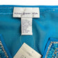 Susan Graver 100% Silk Turquoise Blouse Size XL