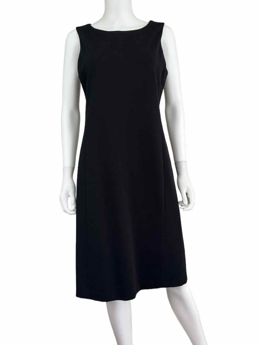 EILEEN FISHER Black Knit Sleeveless Dress Size S