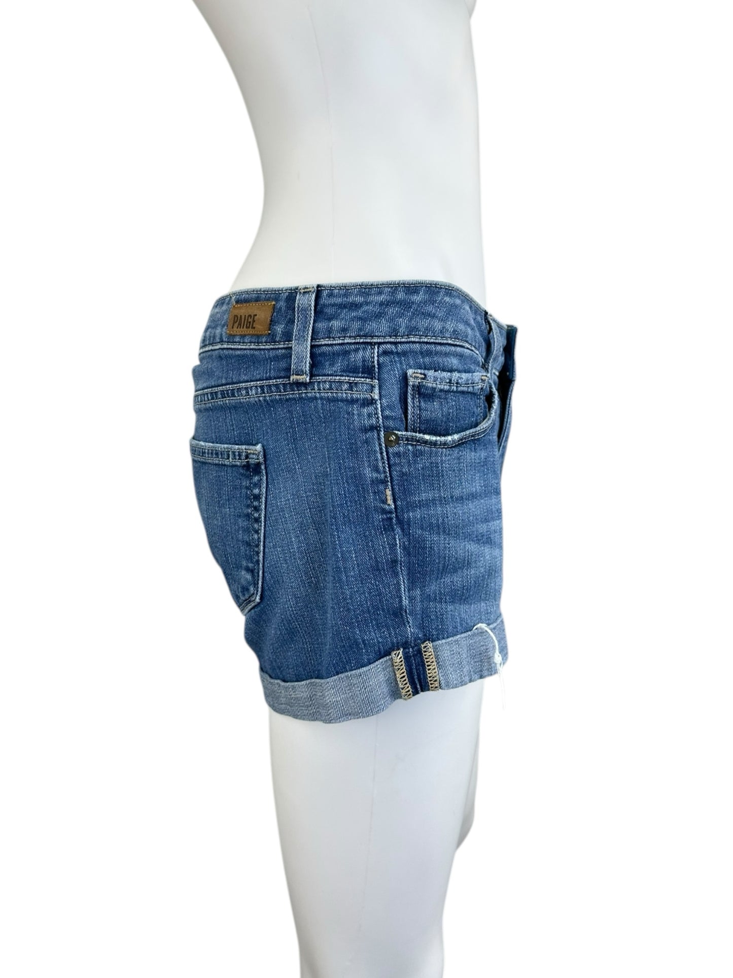 PAIGE Medium Wash Jean Shorts Size 26