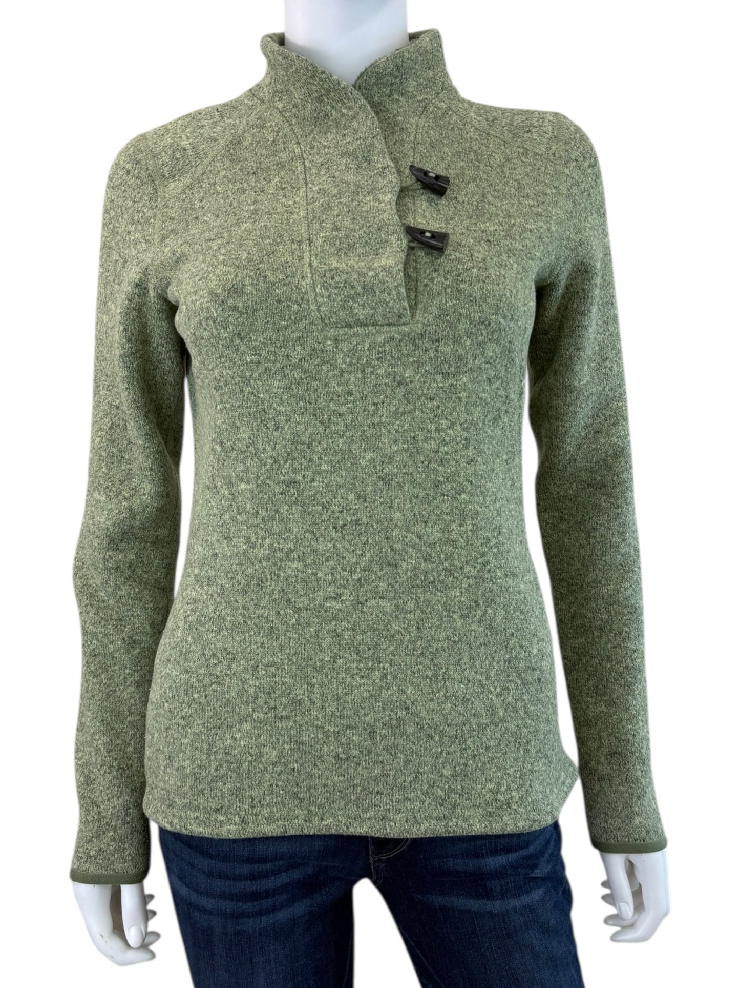 North Face Green Mountain Knit Sweatshirt Size S