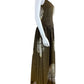 CYNTHIA ROWLEY NWT 100% Silk Dark Green Maxi Dress