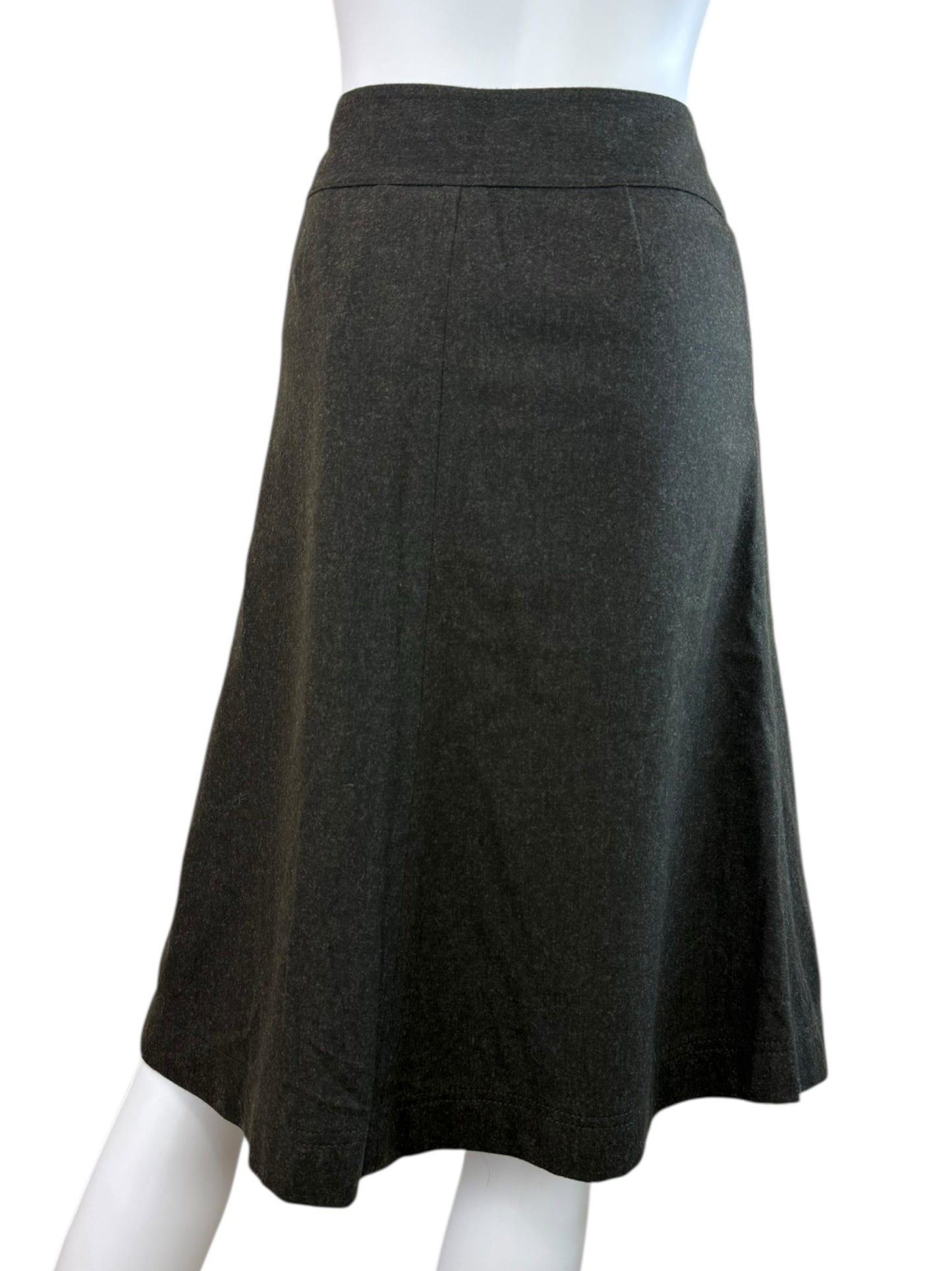 BANANA REPUBLIC Olive Green Wool Skirt Size 4