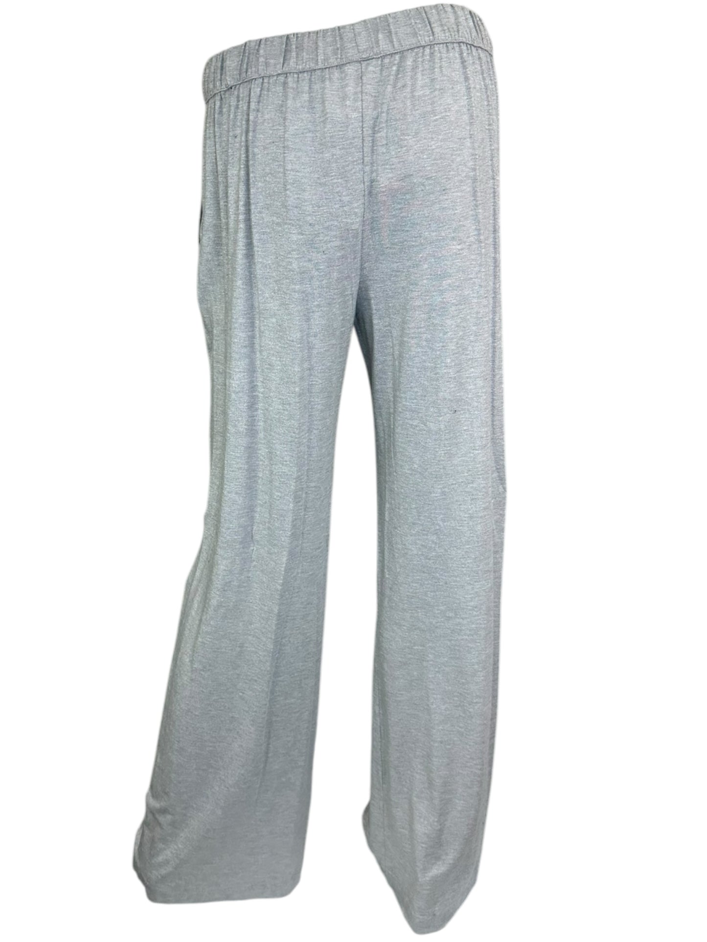 Majestic Filatures Silver Metallic Sweat Pants  Size 3