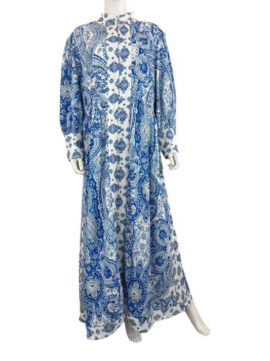 RAISHAMA Studio NWT Blue Maya Floral Shirt Dress Size 18