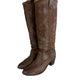 Frye Brown Leather Jackie Button Boots Size 9