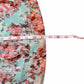 BCBGMAXAZRIA NWT Aqua Floral Print Strapless Cocktail Dress Size 2