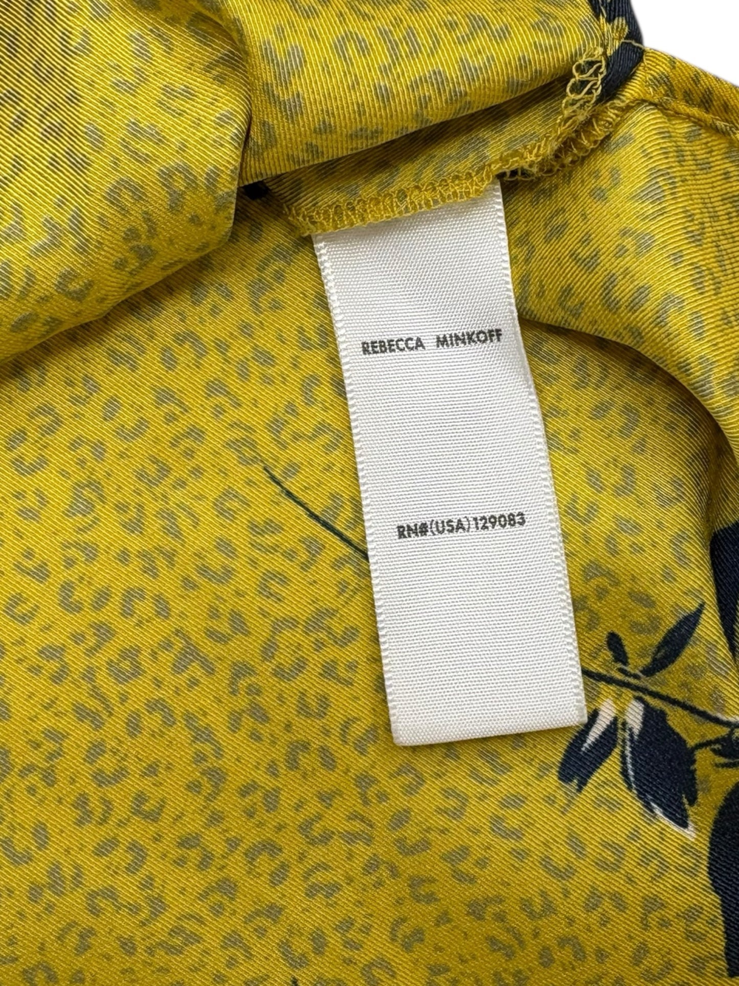 Rebecca Minkoff Floral Print Nellie Button Down Shirt Size S