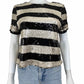 The Room NWT Striped Sequin Top Size M