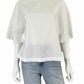 HARSHMAN White Boxy Blouse Size XS