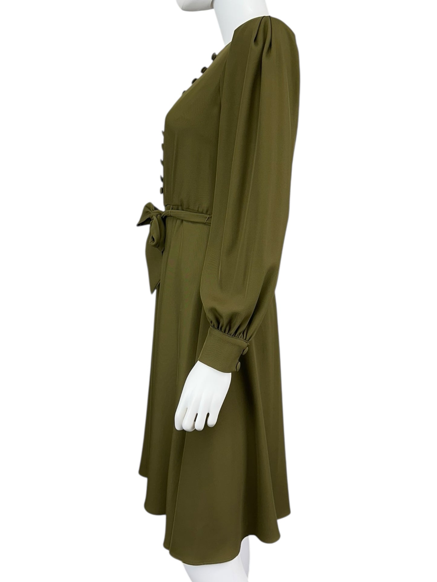 Gal Meets Glam Olive Midi Dress Size 0