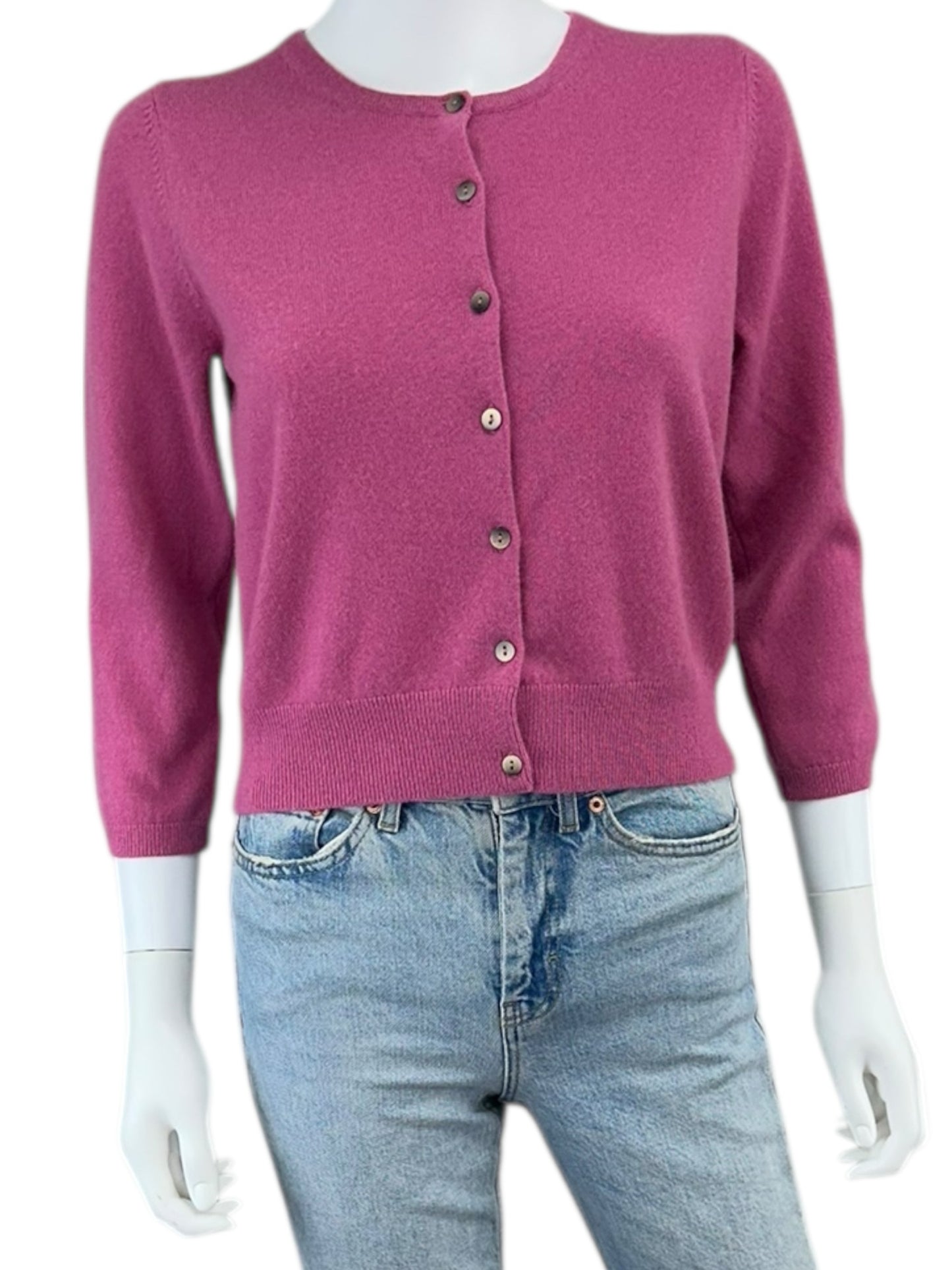 Boden Pink NWT 100% Cashmere Sweater Cardigan Size 10