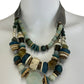 Twine & Twig Triple Beaded Necklace