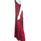 Free People Red Floral Sundress Size XS