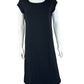 EILEEN FISHER Black Knit Midi Dress Size S