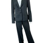 BOSS Gray Virgin Wool Pant Suit Size 10