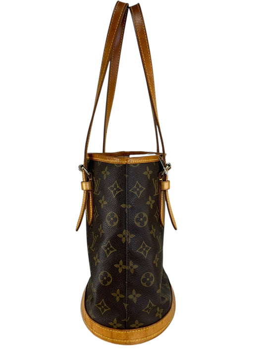 louis vuitton Brown Petit Bucket Bag Designer Handbag