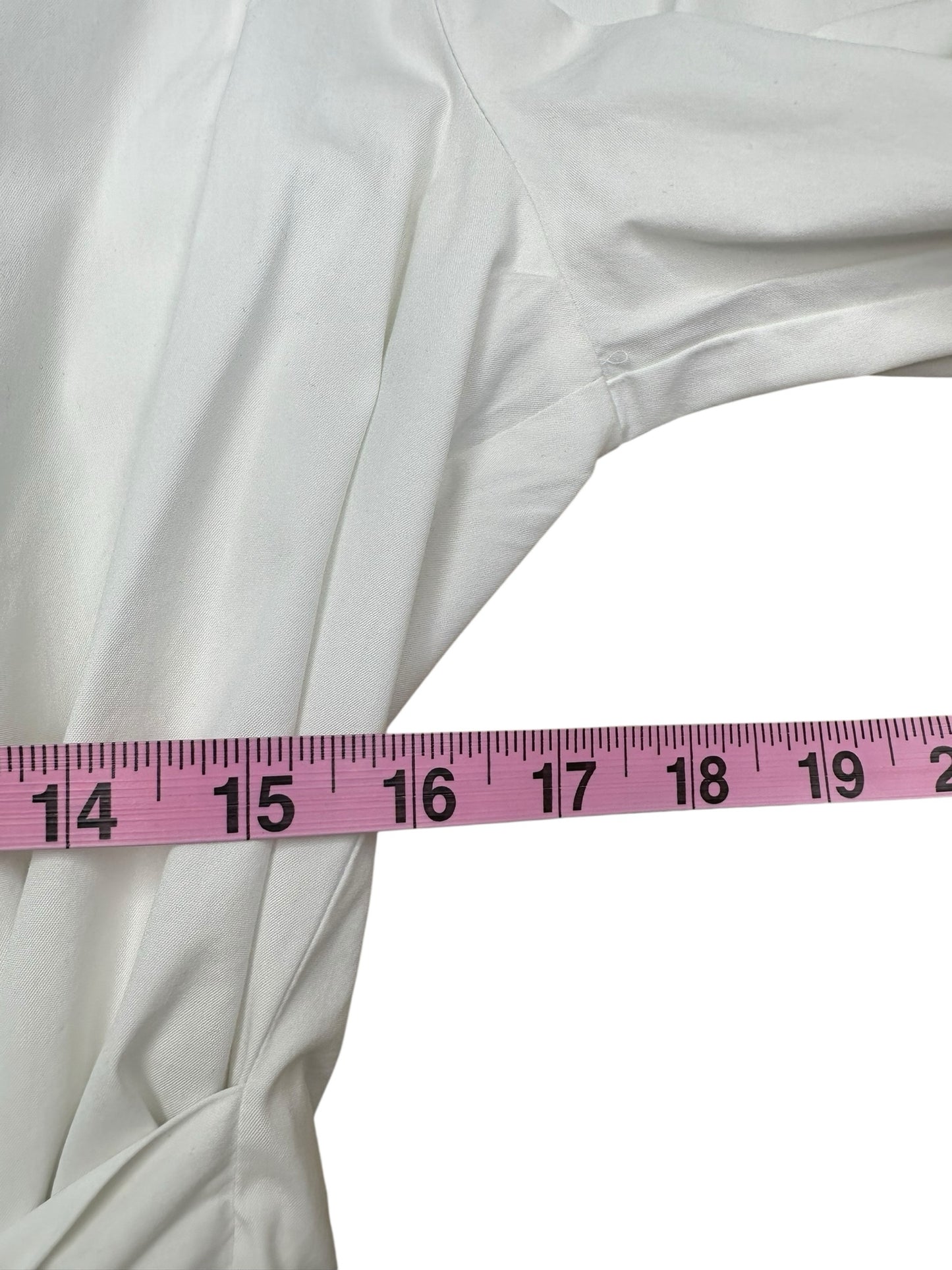 LAFAYETTE 148 NEW YORK White Poplin Top Size 12