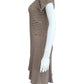 REFORMATION Brown and White Stripe Knit Dress Size S