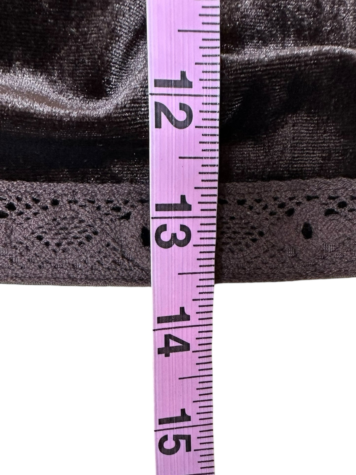 Saltwater Luxe NWT Brown Velvet Cruz Top Size S